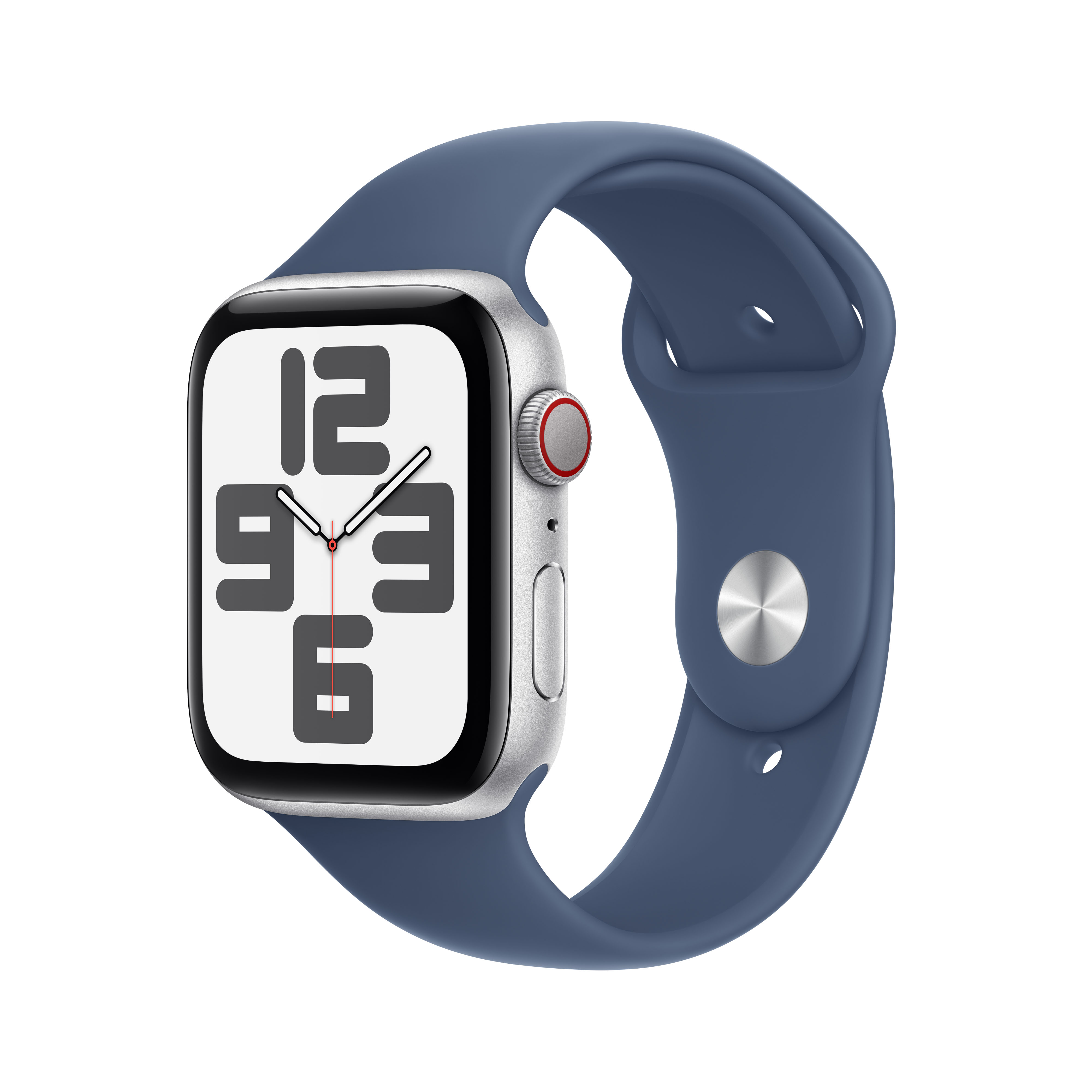 Reloj Smartwatch Apple Watch SE, GPS + Celular, 44mm, SIL AL S/M